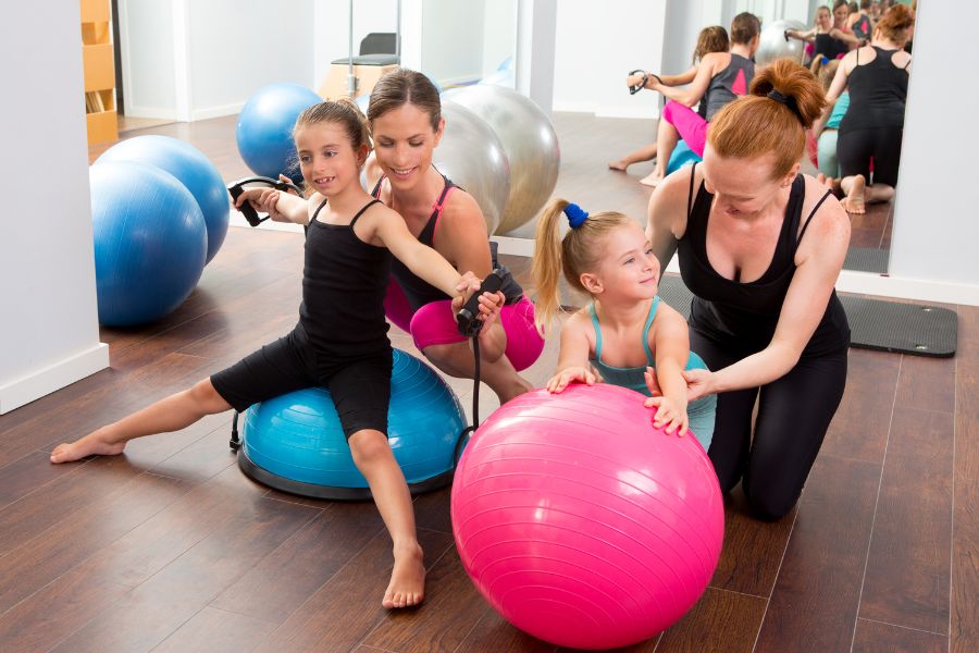 pilates crianças