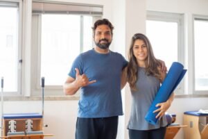 pilates em casal